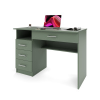 Стіл письмовий з 4 шухлядами ОФС-01 Зелений Димчастий