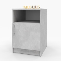 Офісна тумба ОФТ-01 40x45x60 см Бетон Стайл