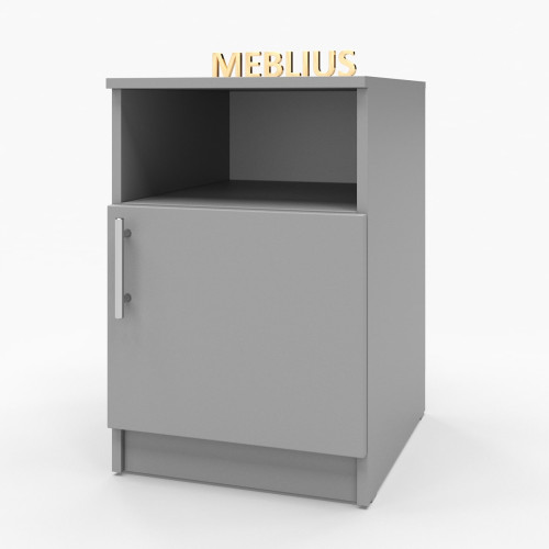 Офісна тумба ОФТ-01 40x45x60 см Сіра Лава