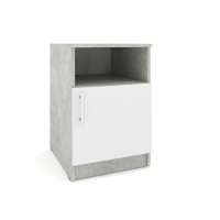 Офисная тумба ОФТ-01 40x45x60 см Бетон/Белая