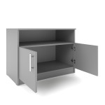 Офісна тумба ОФТ-03 80x45x60 см Сіра Лава