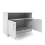 Офісна тумба ОФТ-03 60x45x60 см Біла Структурна
