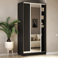 Шафа-купе 2-дверна 120x60x240 см Стандарт Антрацит