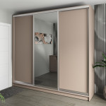 Шафа-купе 3-дверна 260x60x240 см Стандарт Тоффі