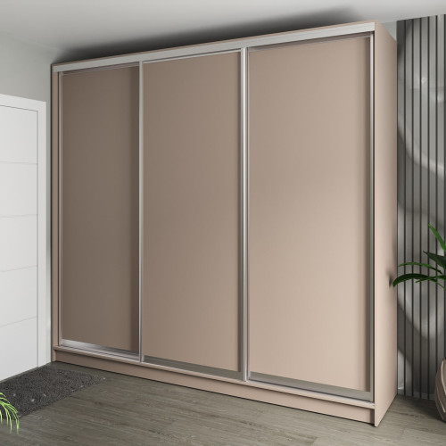 Шафа-купе 3-дверна 260x60x240 см Стандарт Тоффі