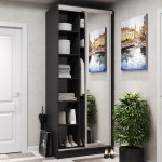 Шафа-купе 2-дверна 100x60x240 см Стандарт Антрацит