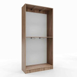 Гардеробна шафа для короткого одягу Дуб сонома трюфель ПГ-2 60x40x210 см