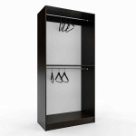 Гардеробна шафа для короткого одягу Венге ПГ-2 60x50x210 см
