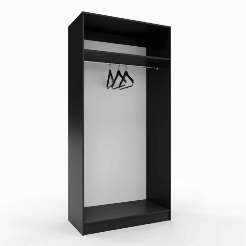 Гардеробна шафа для довгого одягу Антрацит ПГ-4 60x50x210 см