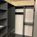 Гардеробна шафа з 3 шухлядами Антрацит ПГ-1 60x40x210 см