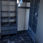 Гардеробна шафа для короткого одягу Антрацит ПГ-2 100x50x210 см