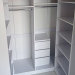 Гардеробна шафа з 3 шухлядами Білий Німфея Альба ПГ-1 60x50x210 см