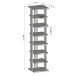 Полиця для взуття Meblius МT-13 Антрацит