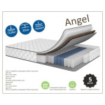 Матрац пружинний ортопедичний Times mattress Angel 150x200 см (TM-10041)